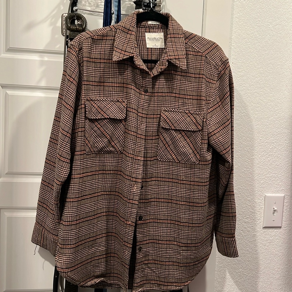 Abercrombie & Fitch oversized shacket